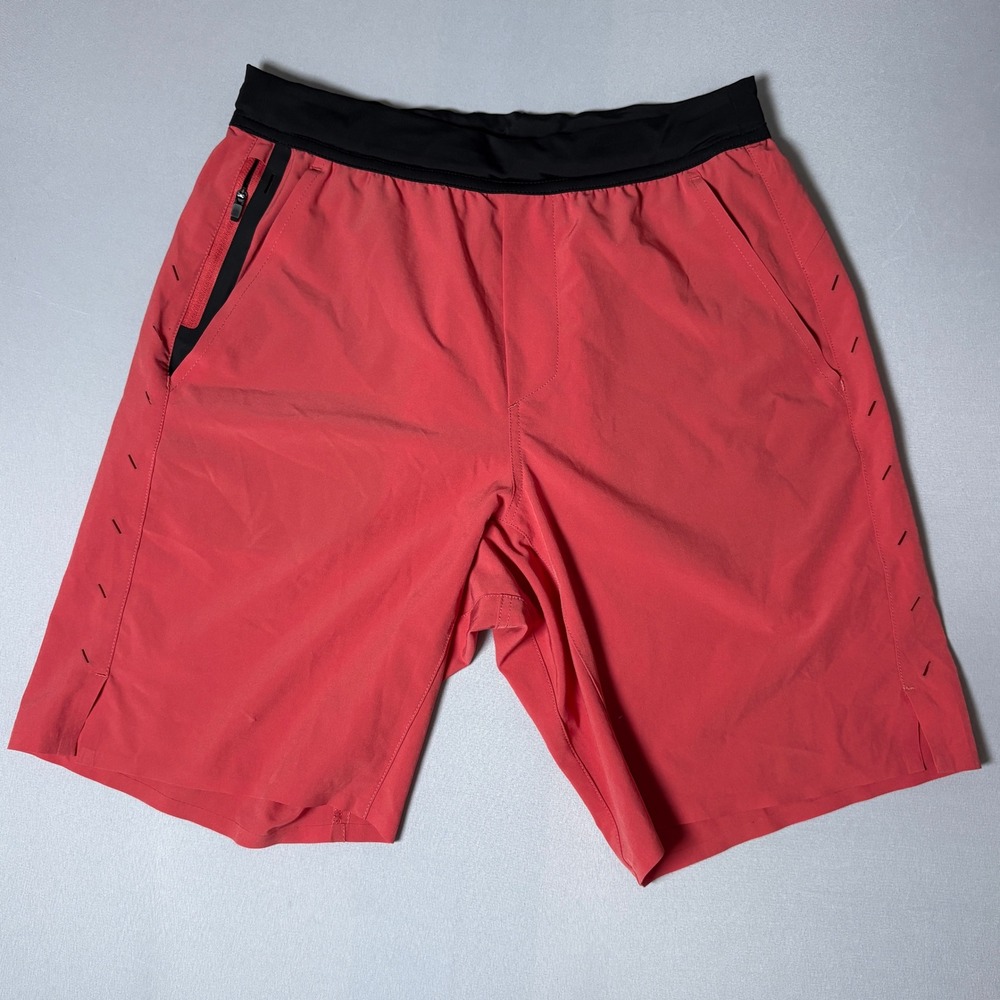 Ten Thousand Interval Shorts Mens Small Red Black Training Gym TTSH002V3